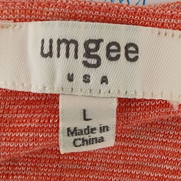 UMGEE ASYMMETRICAL FAUX WRAP DRESS SIZE LARGE - Picture 5 of 6